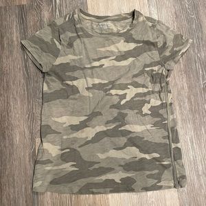 [ATHLETA] camo print tee